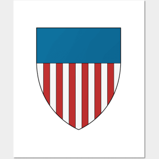 USA Shield Posters and Art